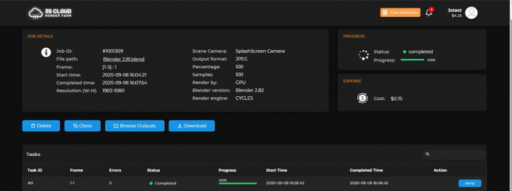 Real-time Monitoring help  Managing render budget and time